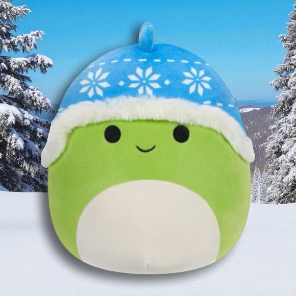 Squishmallows Plush Christmas Danny the Dinosaur Stuffed Animal Nursery Decor 5" - Picture 4 of 4